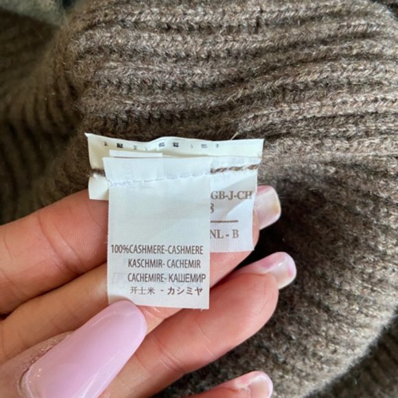 Brunello Cucinelli 100% Cashmere Rib Knit Button Front Cardigan Hoodie EUC - Picture 6 of 16